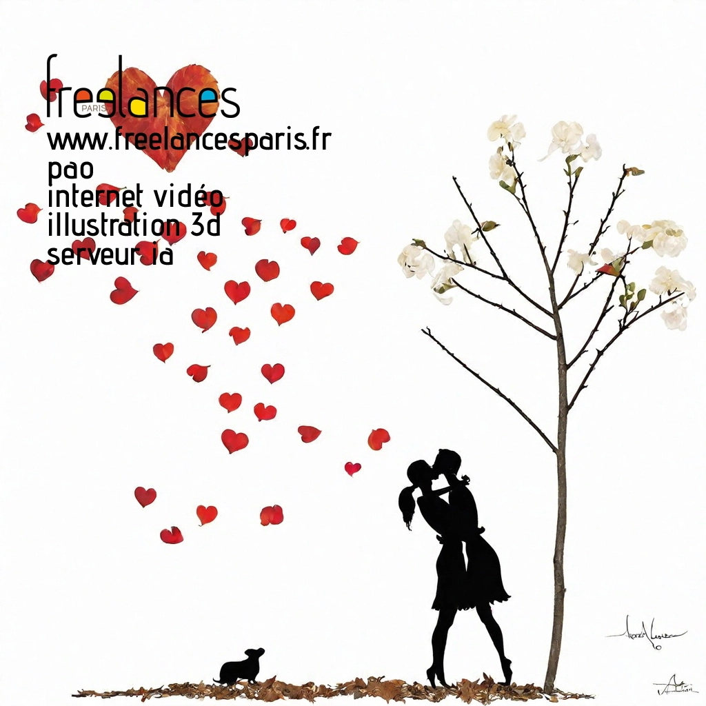 Pao mise en page internet vidéo illustration 3d serveur IA générative AI freelance paris studio de création magazines yrpx9q40